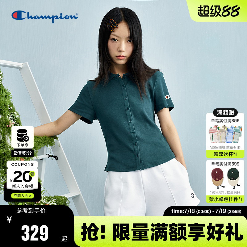 Champion冠军POLO衫女