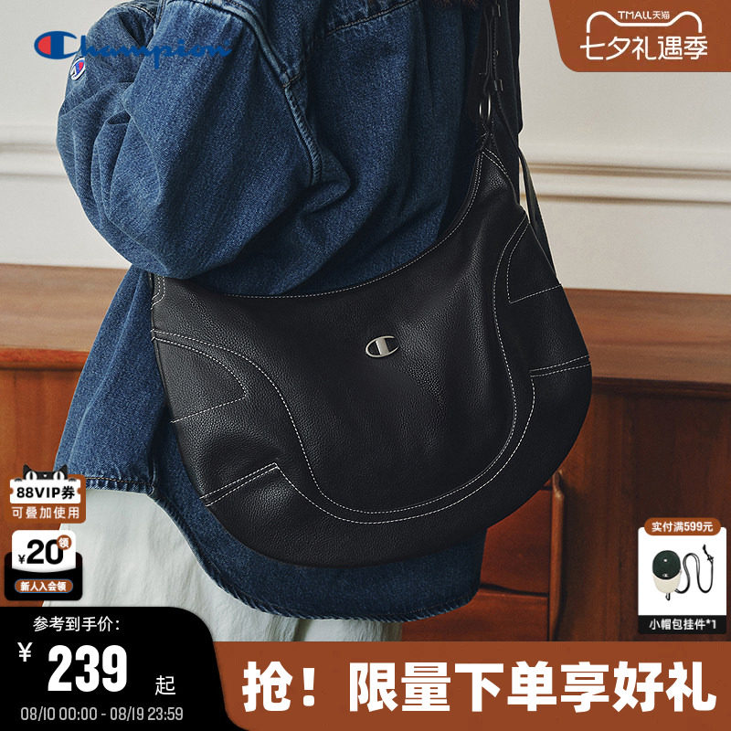 Champion冠军单肩包月牙hobo包