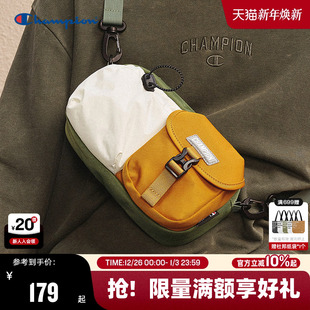 Champion冠军单肩包女25秋冬新款 积木相机包男情侣休闲通勤斜挎包