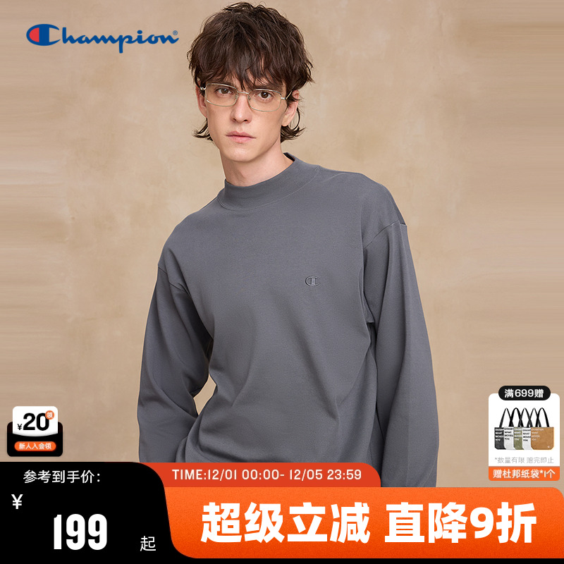 Champion冠军长袖T恤男女同款