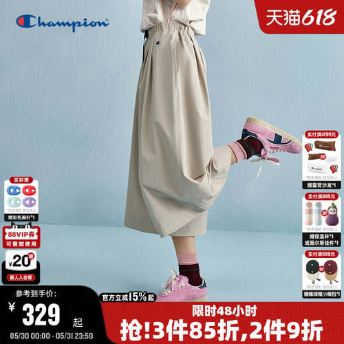 Champion冠军休闲工装阔腿裤