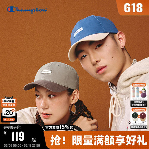 champion冠军情侣休闲棒球帽