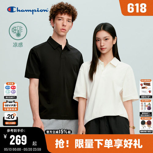 Champion冠军短袖POLO衫