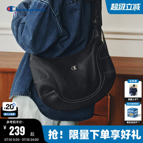 Champion冠军单肩包月牙hobo包