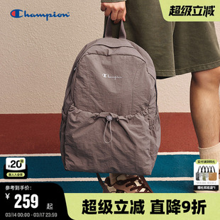 Champion冠军双肩包女2026春季新款书包男户外背包校园轻便通勤包