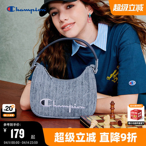 Champion冠军腋下包字母刺绣