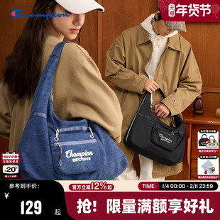 Champion冠军秋冬新款云朵包单肩男女时尚手拎包情侣休闲斜挎包