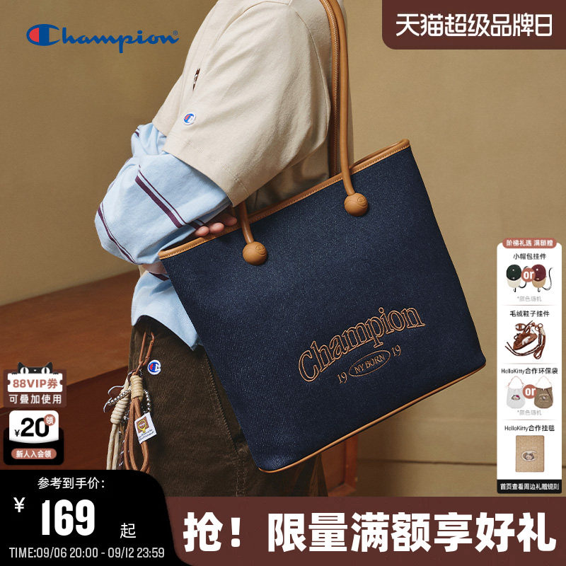 Champion冠军复古托特包图片
