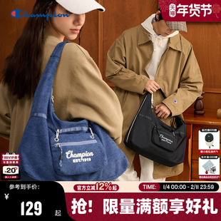 Champion冠军秋冬新款云朵包单肩男女时尚手拎包情侣休闲斜挎包