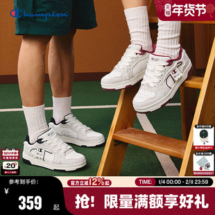 Champion冠军板鞋26春季新款飘带鞋男女情侣潮流休闲红色运动鞋子