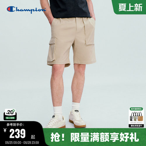 Champion冠军工装风短裤