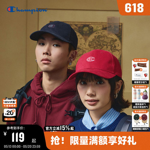 Champion冠军小脸鸭舌帽