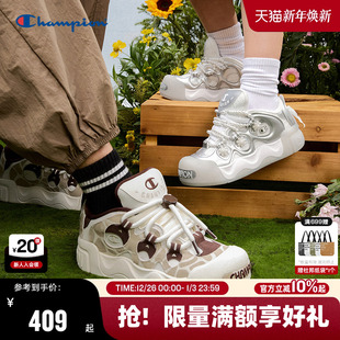 Donut潮新年红 女膨膨甜甜圈Puffy Champion冠军板鞋 2025秋冬新款