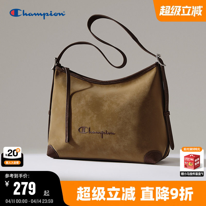 Champion冠军腋下单肩包26春季新款女高级质感hobo包大容量斜挎包