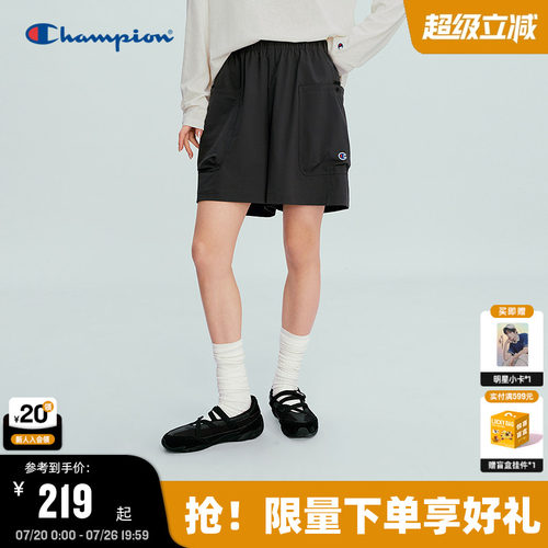 Champion休闲工装风短裤女款