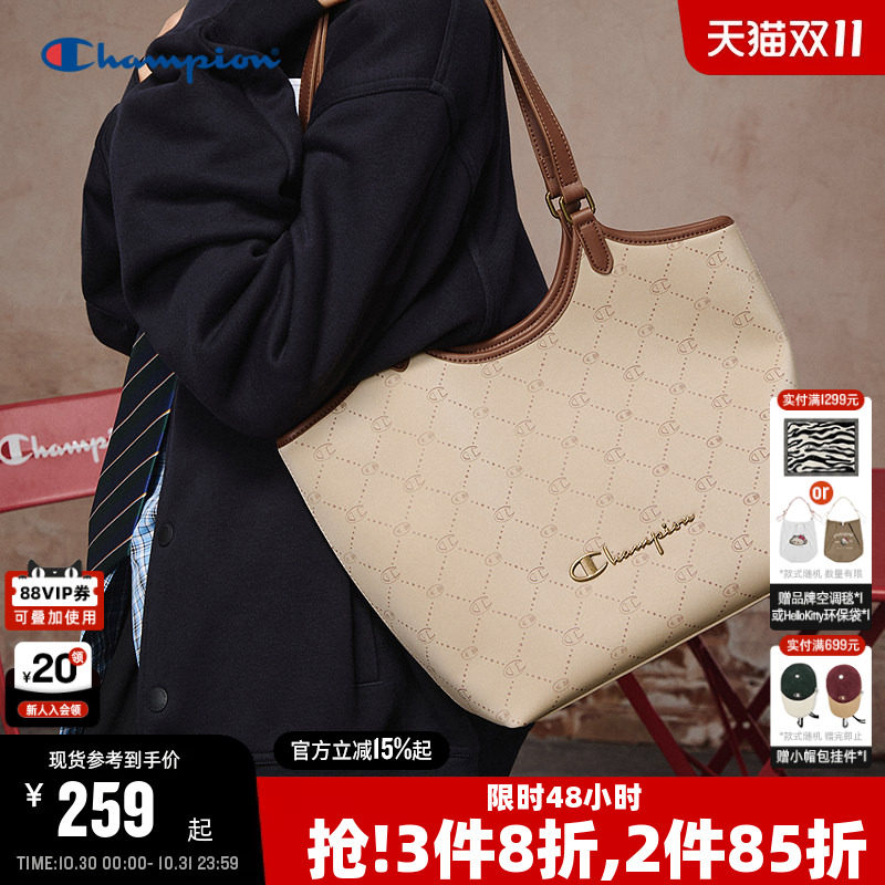 Champion冠军托特包26夏季新款女大容量菜篮子包包高级通勤单肩包