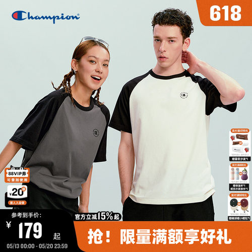 Champion冠军短袖男女同款