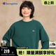 潮 纯色简约logo打底上衣时尚 Champion冠军圆领卫衣女2026春季 新款