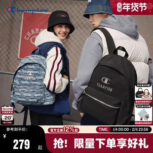 Champion冠军双肩包2026春季新款男女情侣潮流休闲户外校园通勤包