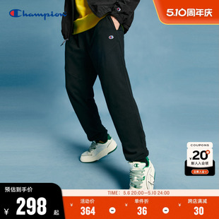 新款 束脚裤 美式 束脚灰色 男2024夏季 分割休闲长裤 Champion冠军卫裤