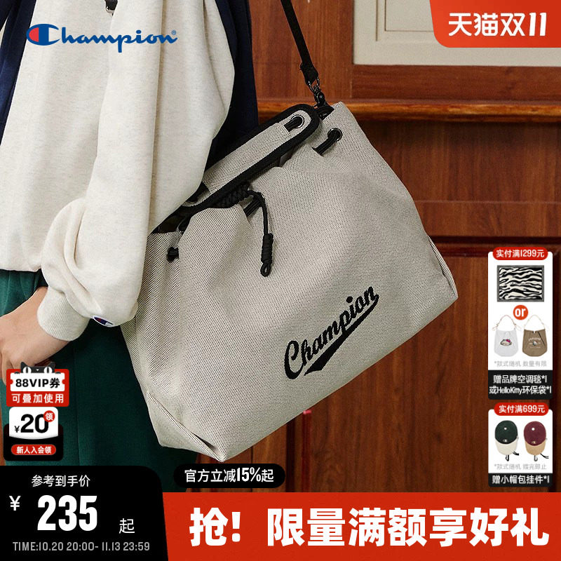 Champion冠军单肩包26夏季新款男女大容量通勤斜挎包时尚休闲背包