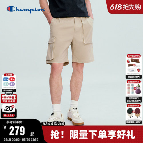 Champion冠军工装风短裤