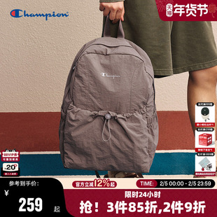 Champion冠军双肩包女2026春季新款书包男户外背包校园轻便通勤包