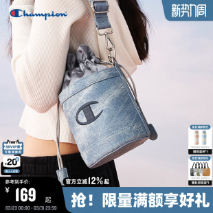 Champion冠军2025秋冬新款 单肩包男女情侣手提包斜挎包水桶包通勤