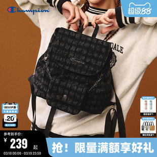 Champion冠军小型双肩包女春季迷你墩墩包小香风旅行通勤背包男