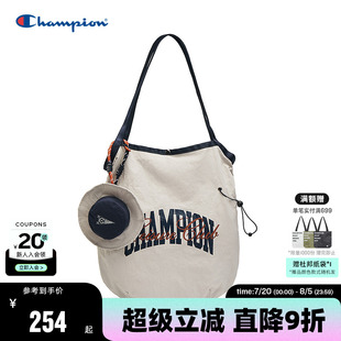 Champion冠軍單肩包托特包女2025秋季 戶外大容量通勤背包男 新款