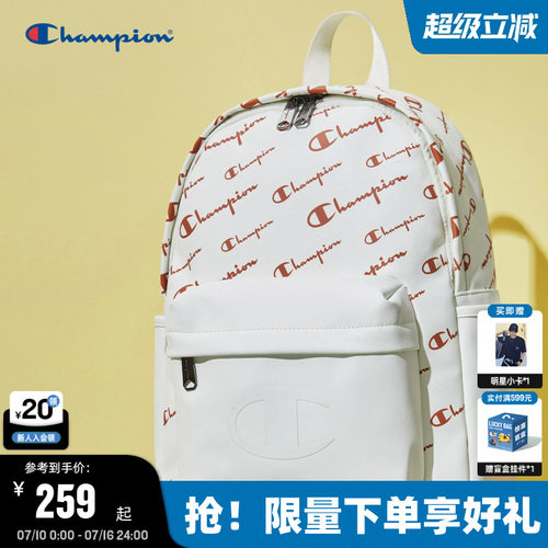 Champion冠军logo美式双肩包男女