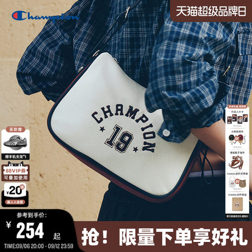 Champion冠军复古单肩斜挎包