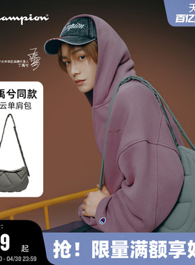 【丁禹兮同款】Champion冠军单肩包25秋冬新款绗云包女通勤斜挎包