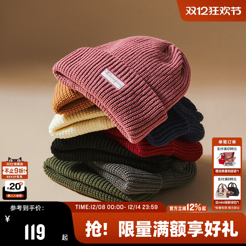 Champion冠军贴标刺绣针织帽