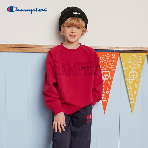 Champion冠军儿童休闲圆领卫衣