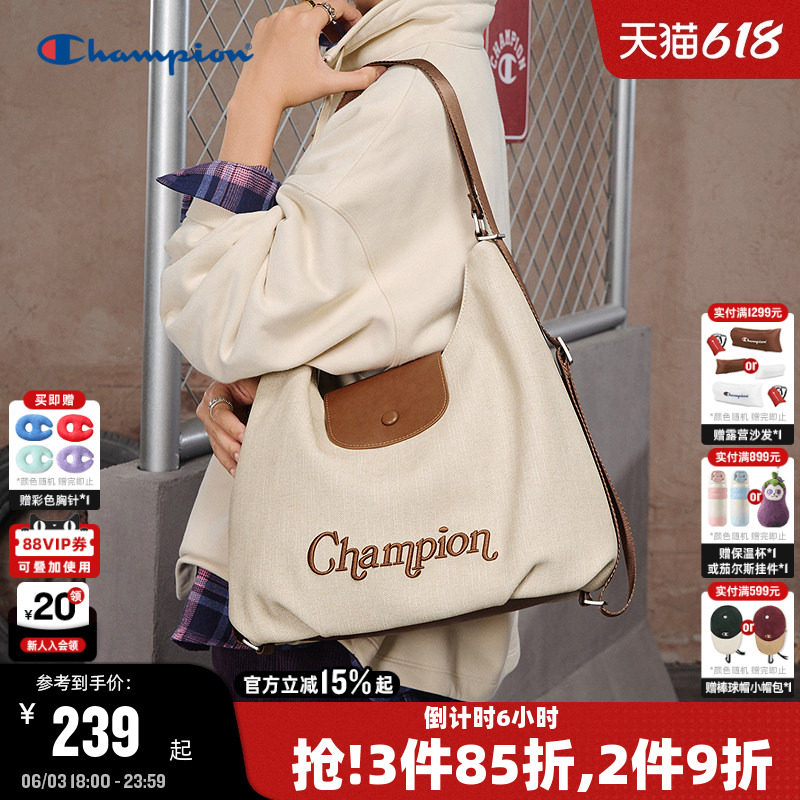 Champion冠军单肩包26夏季新款女通勤腋下流浪包大容量休闲hobo包