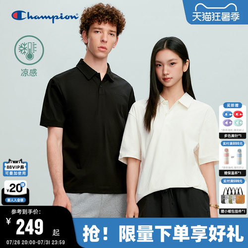 Champion冠军短袖POLO衫