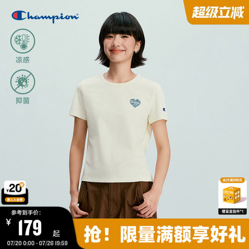 Champion冠军短袖女百搭时髦