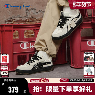 Champion冠军板鞋2026春季新款男女撕带鞋情侣潮流休闲红色运动鞋