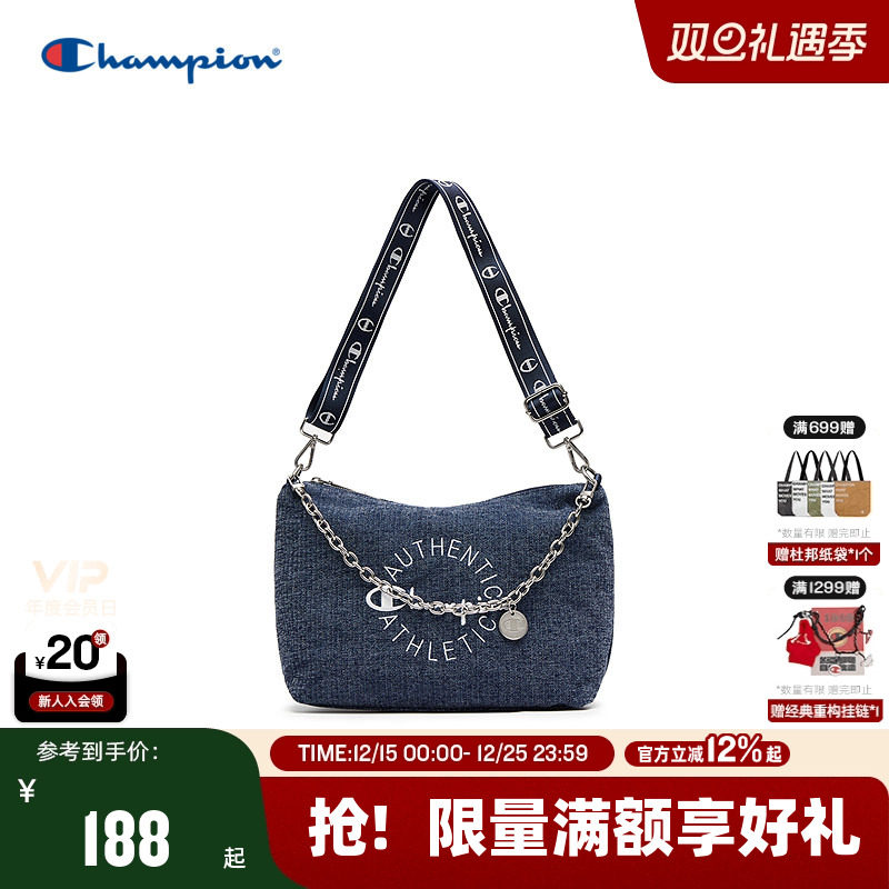 Champion冠军单肩包25秋冬新款幸运饼干包女款时尚潮流链条斜挎包