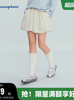 【丁禹兮推荐】Champion冠军花苞裙裤短裤女2026夏季新款抽绳灯笼