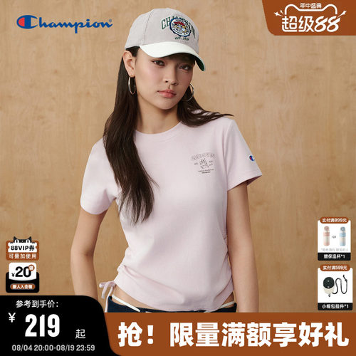 Champion趣味印花女款短袖T恤