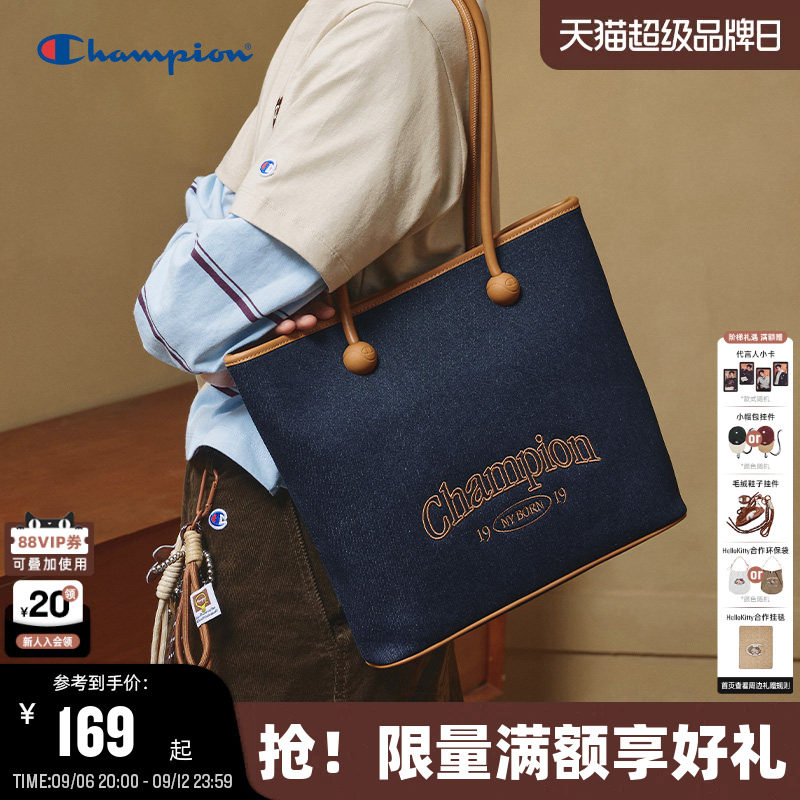 Champion冠军复古托特包图片