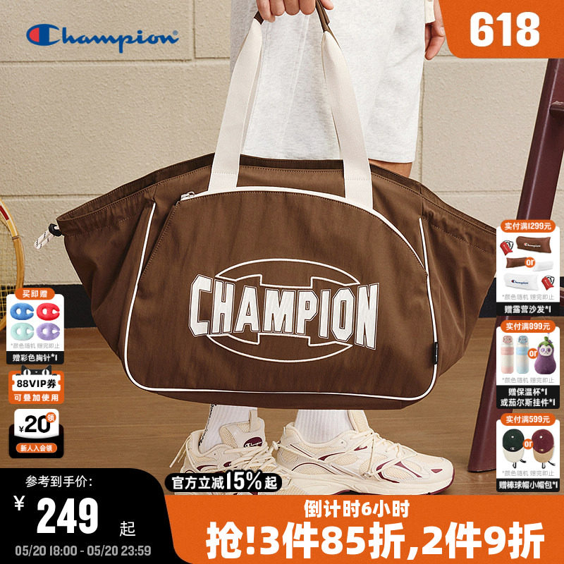 Champion冠军托特包2026夏季新款女轻量旅行单肩包男大容量健身包