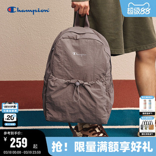 Champion冠军双肩包女2026春季新款书包男户外背包校园轻便通勤包
