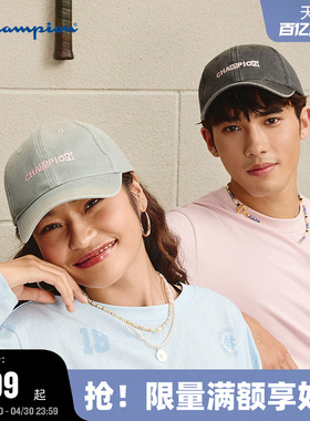 Champion冠军鸭舌帽2026春季新款女多巴胺复古棒球帽男潮流运动帽