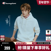 立体刺绣秋 新款 丁禹兮同款 Champion冠军连帽加绒卫衣男25冬季