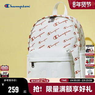 Champion冠军双肩包25秋冬新款女大容量情侣老花时尚背包男书包