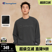 风女宽松 情侣加绒刺绣潮牌美式 Champion冠军圆领卫衣男25冬季 新款