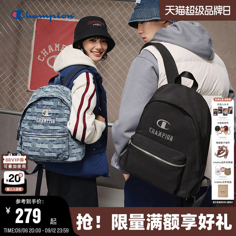 Champion冠军情侣休闲双肩包图片